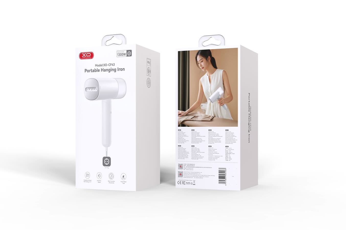 PLANCHA DE VAPOR PORTATIL XO-CF43 PARA ROPA